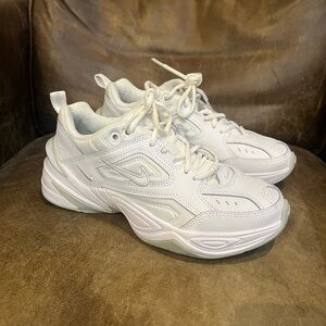 Nike Women's Chunky M2K techno fashion workout gym everyday Sneakers white 7.5